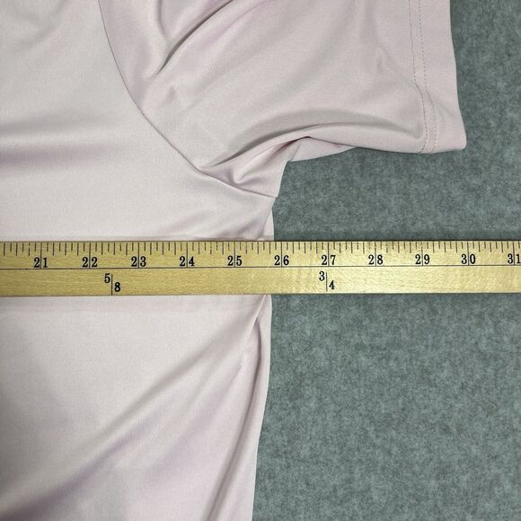 Adidas Polo Shirt Mens 2XL Light Pink Golf Outdoor Casual XXL - Picture 7 of 8